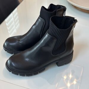 Kids Steve Madden Black Ankle Boots
